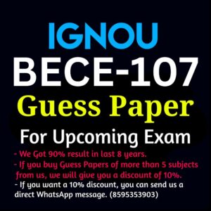 ignou bece-107 guess paper