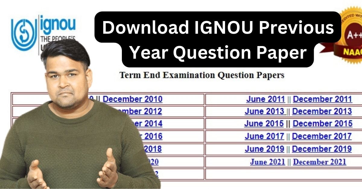 ignou previous year question paper