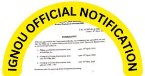 Ignou June Exam Form 2023 Last Date Extend