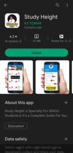 Study Height App Google Play Store