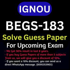 IGNOU BEGS-183