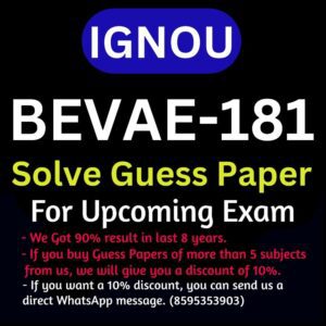 IGNOU BEVAE-181