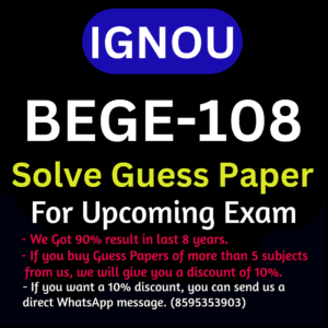 IGNOU BEGE-108