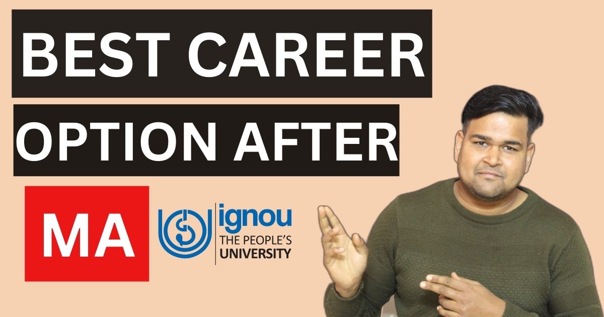 Career Options after MA from IGNOU