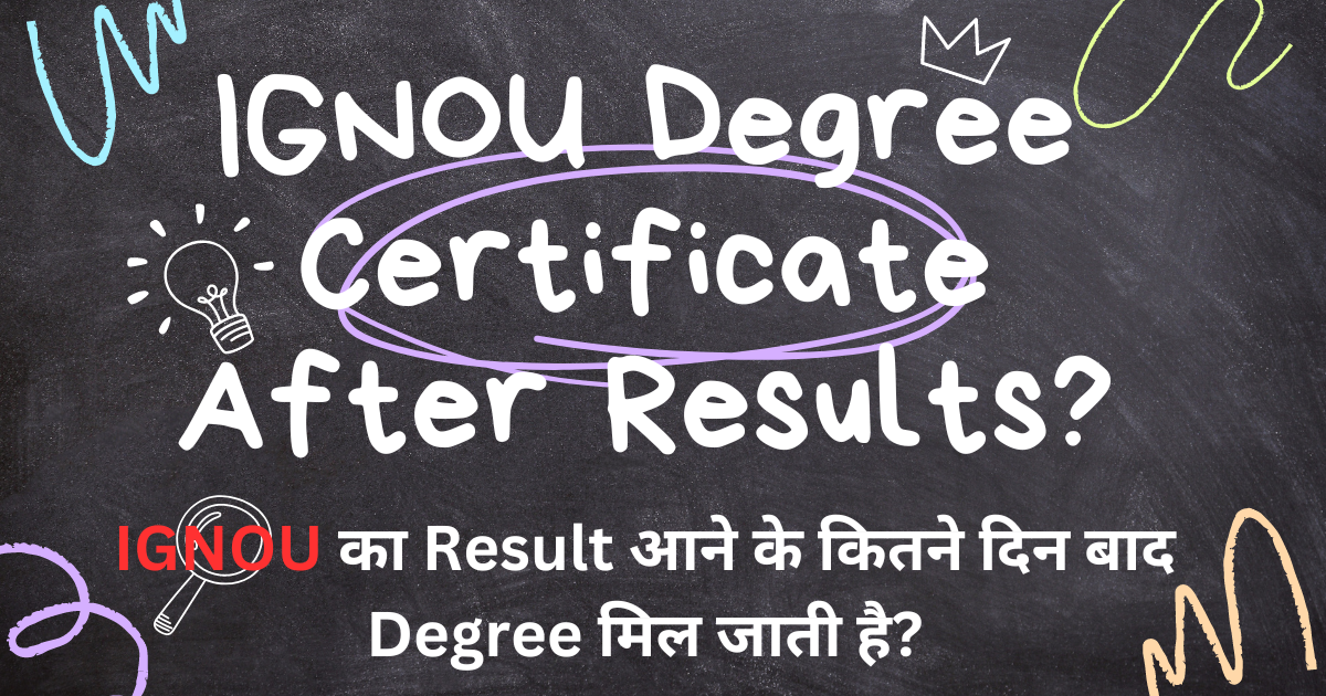 IGNOU Degree Certificate